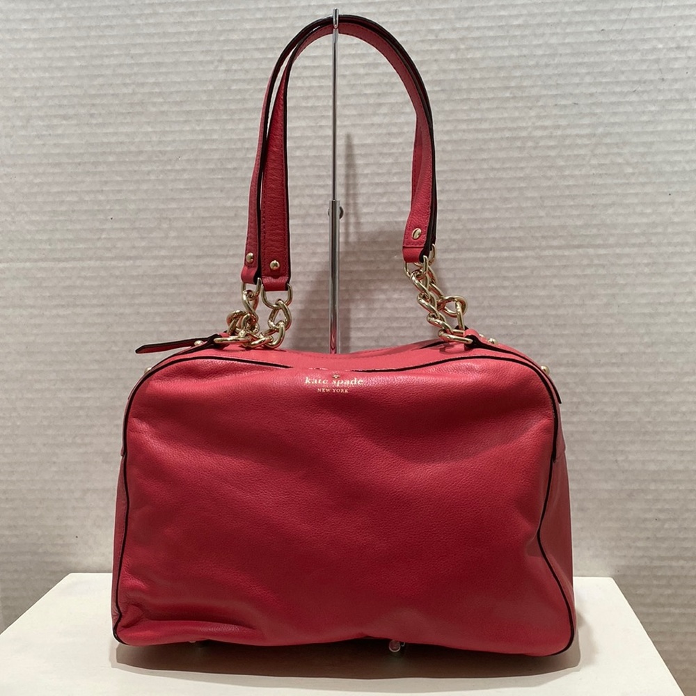 KATE SPADE “Nanette Litchfield” Pink Leather Satchel